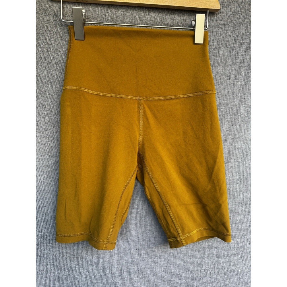 Lululemon  Align High Rise Shorts Size 2 Gold Spice